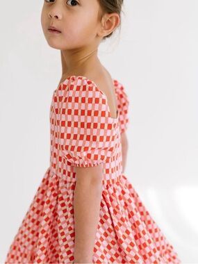 Alice & Ames Juliet twirl dress Wild Plaid size 7 girls new